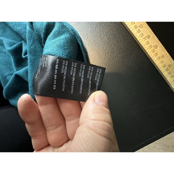 Anthropologie XL Women Pullover Knit Sweater Dress Ruffle Flare Sleeves K8-5 - Picture 9 of 10